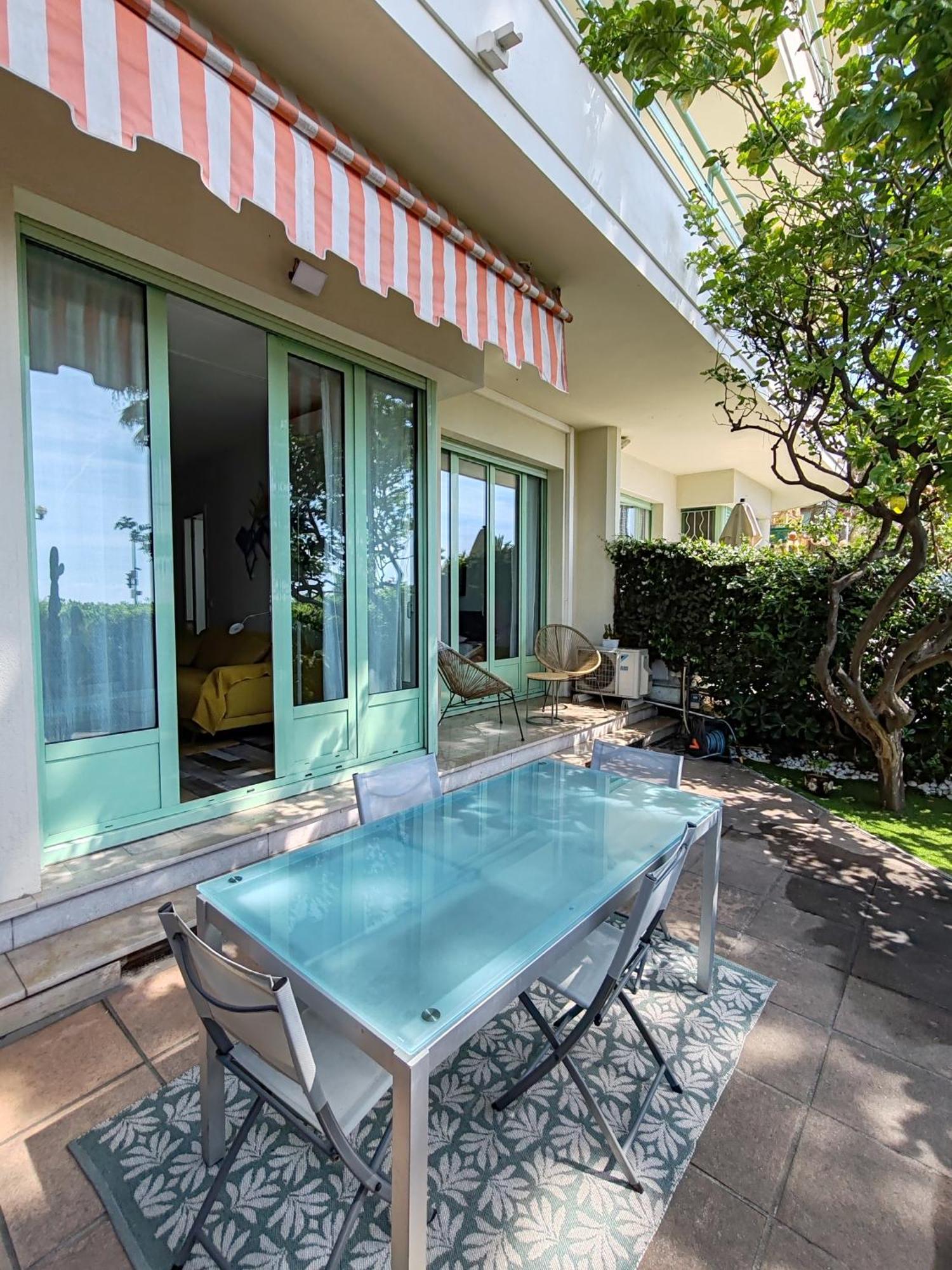 Ferienwohnung Garden Atlantide Promenade Nizza Exterior foto
